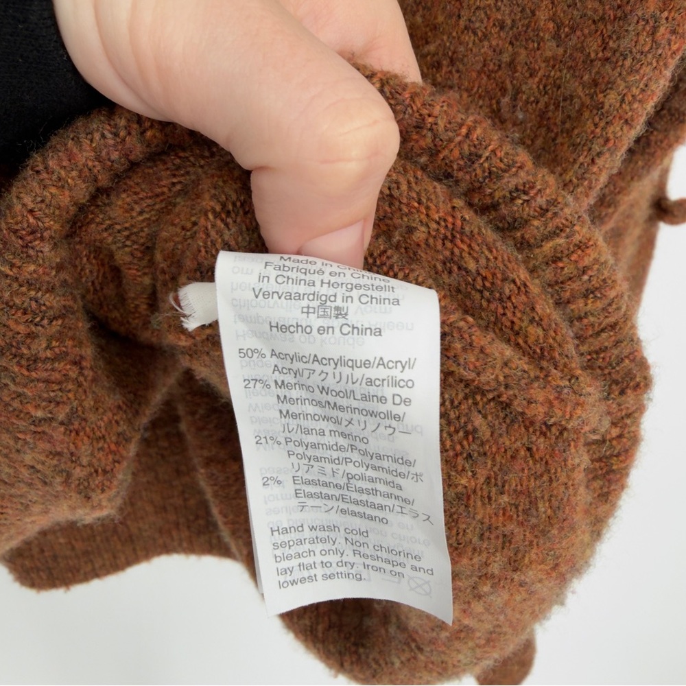 Madewell Brockton Bobble Pullover Wool Blend Sweater Small - Picture 5 of 6
